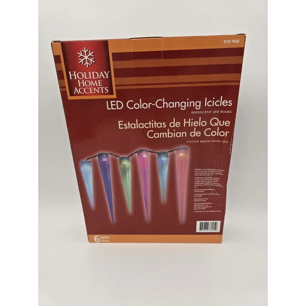 Holiday Home Accents color changing